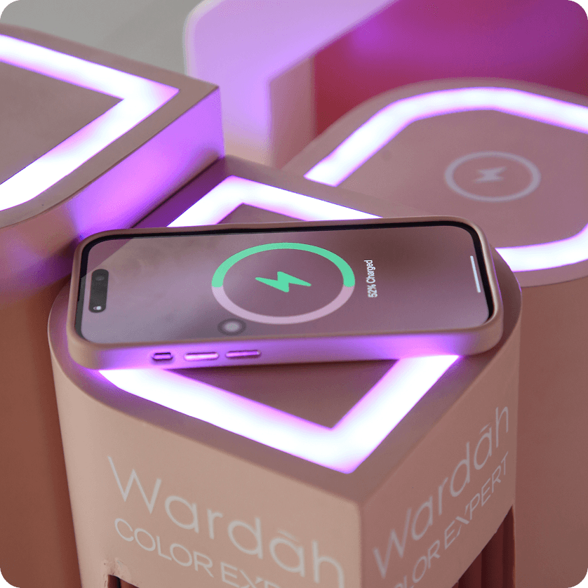 Wardah up-cycle charging station